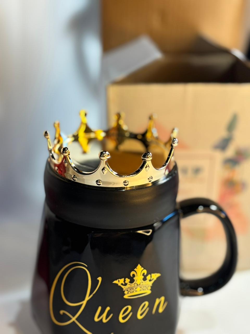 👑 Queen Mug with Crown – Feel Like Royalty Every Sip!