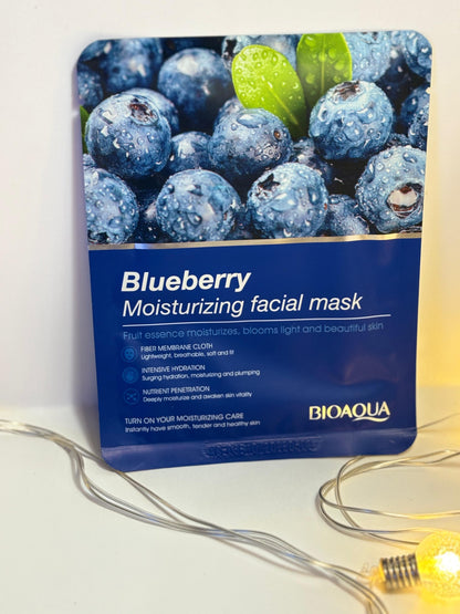 


Bioaqua blueberry facial mask – antioxidant rich, anti-aging, skin brightening sheet mask for dull skin – best deal


