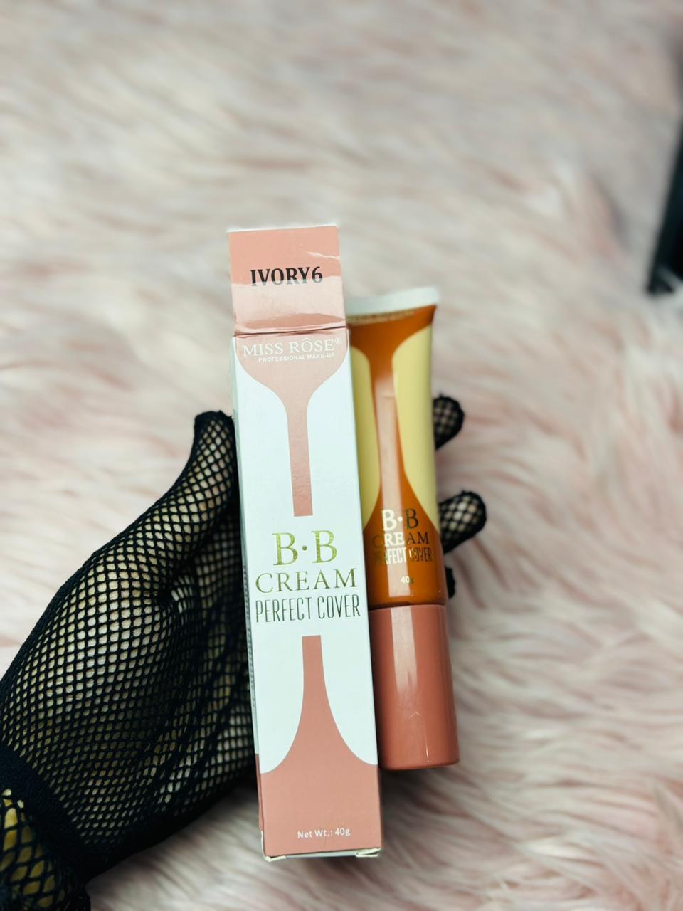 “Miss Rose BB Cream Perfect Cover Ivory 6 shade – lightweight foundation for natural coverage and glowing skin